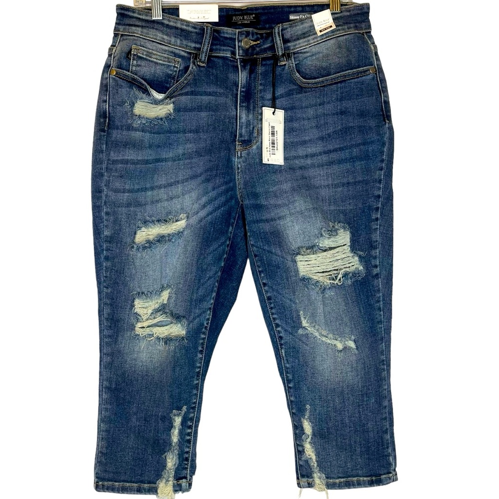 Judy Blue Skinny Fit Capri 14W